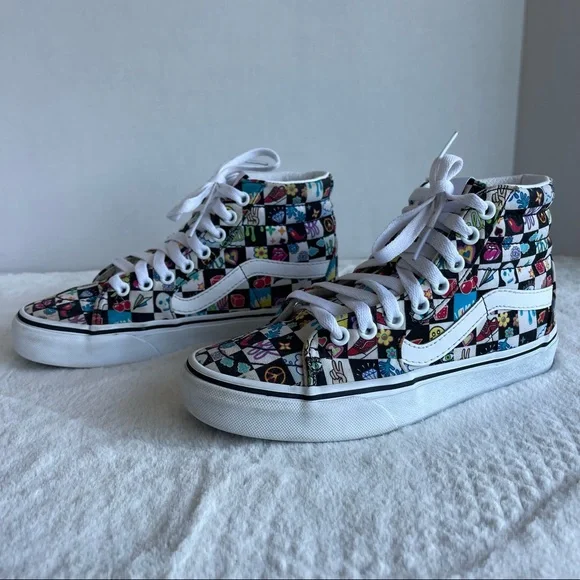 CUSTOMS DOODLE CHECK SK8-HI - Picture 11 of 16